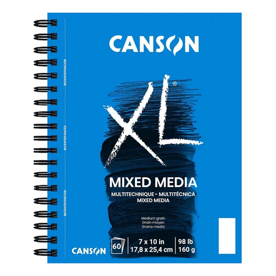 Canson Xl Mix Media Cuaderno De Dibujo Sketchbook 18 X 25cmg