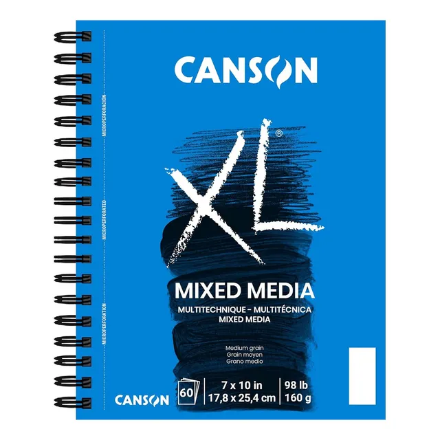 Canson Xl Mix Media Cuaderno De Dibujo Sketchbook 18 X 25cmg