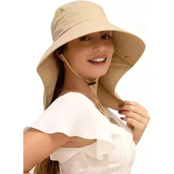 H Sombrero For El Sol Upf 50+, Cubre Cara Y Cuello