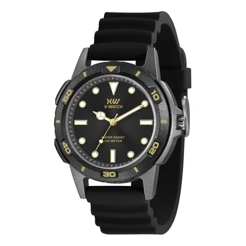 Relógio X Games Masculino Anadigi Preto XMNPA010 Quartz Cronógrafo