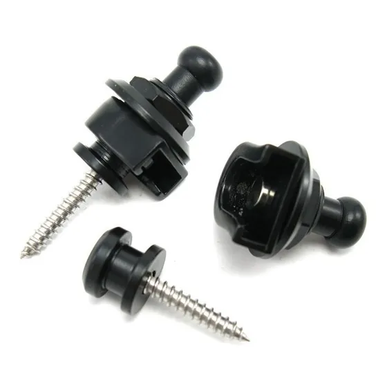 Par Strap Lock Trava Correia Guitarra Violão Baixo 2 Cores