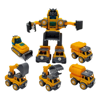 Robô Caminhão, 5 Em 1, Desmonte Veículos De Brinquedo Robô Caminhão, 5 Em 1, Desmonte Veículos De Brinquedo