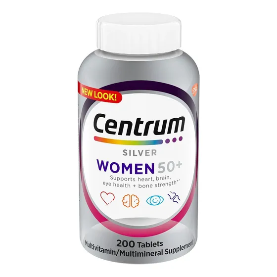 Centrum Silver + 50 Años Mujer (women) 200 Tabletas
