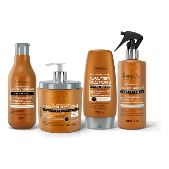 Kit Completo Cauterização Capilar Forever Liss
