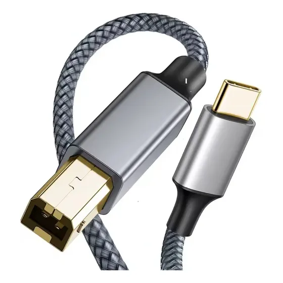 Cable Usb C A Usb B Impresora Midi Datos 2 Metros