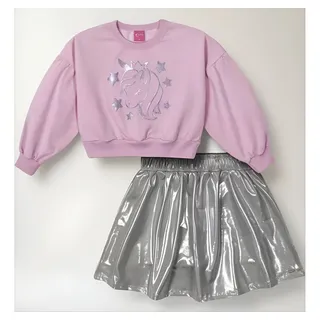 Conjunto Infantil Menina Cinti Blusa E Saia HologrĂĄfico Conjunto Infantil Menina Cinti Blusa E Saia HologrĂĄfico