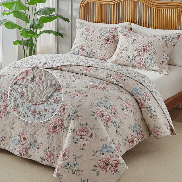 Kit Cobre Leito Casal 3pç Estampada Itália 150 Fios Dupla Fa Kit Cobre Leito Casal 3pç Estampada Itália 150 Fios Dupla Fa