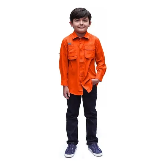 Camisa Ke Niño Manga Larga Ref. Jl05-28