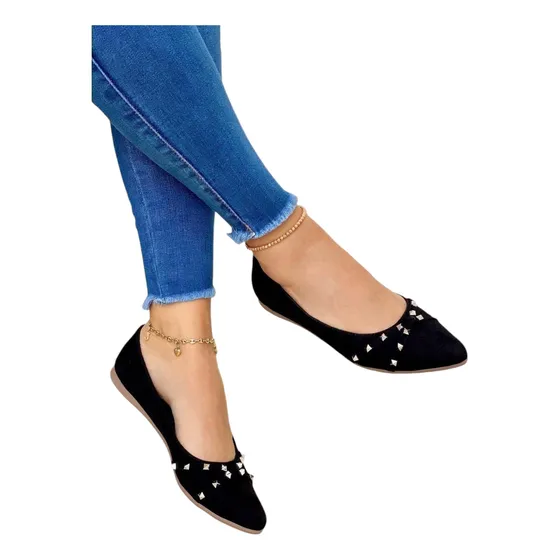 Zapatos Elegantes Punta Planos Para Dama