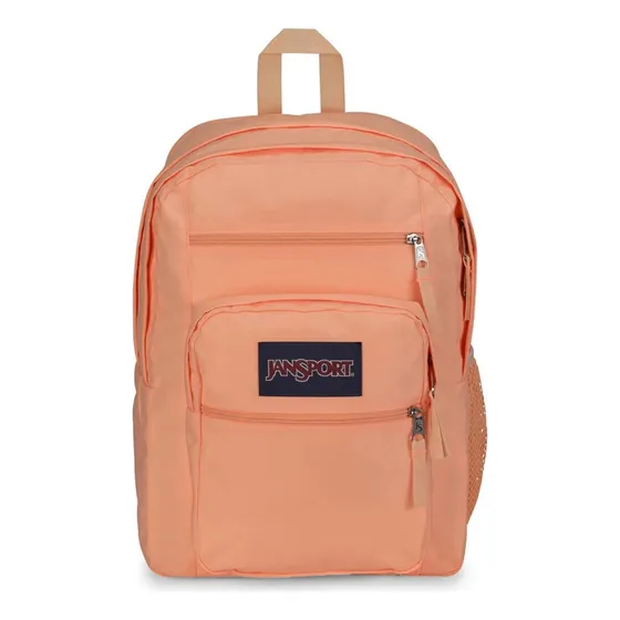 Mochila para notebook urbana Jansport Big Student 34L Xl, cor: pêssego, néon, design de tecido liso
