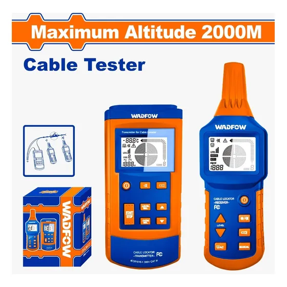 Detector Buscador De Cable Dc/ac 12400v Wadfow Wtp9504