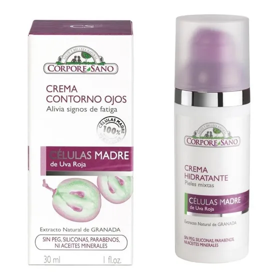 Crema Contorno De Ojos Células Madre Uva 30ml Vegano 