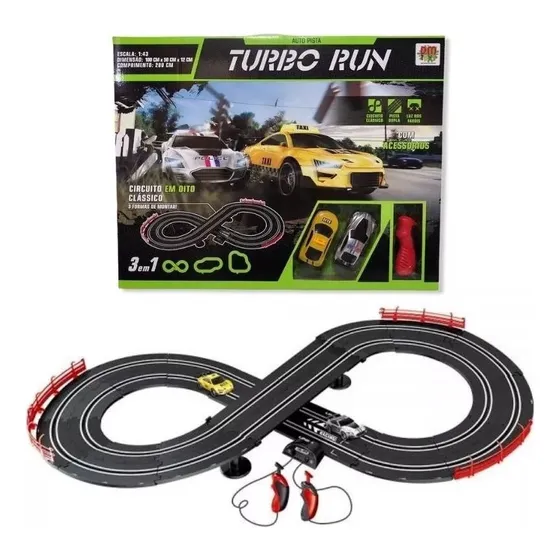 Pista De Carrera Usb 3en1 Luces 2,80mt Soba Slot Racing