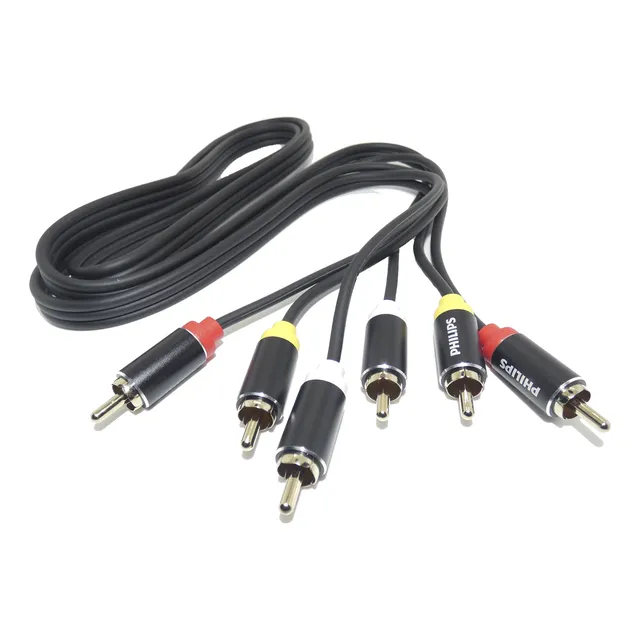 Cable Rca De Audio Y Video Stereo 1,2m Philips