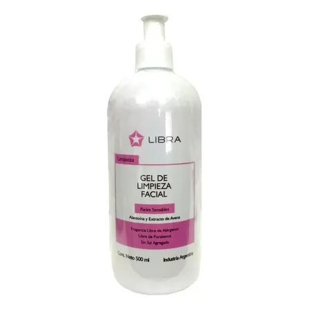 Libra Gel Limpieza Facial Piel Sensible Avena