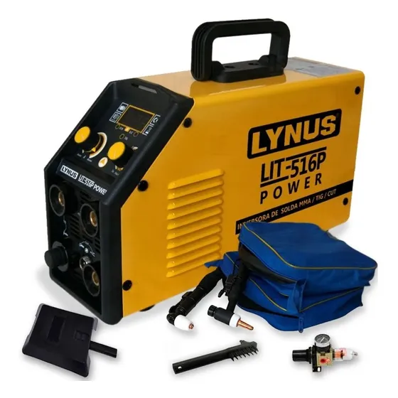 Maquina Inversora Tig Corte Plasma Mma Completa Lit516 Lynus