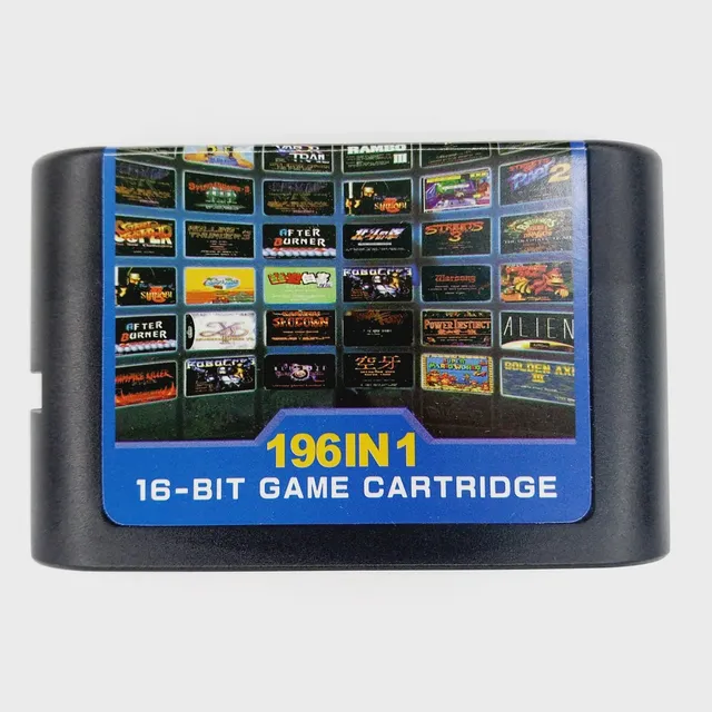 Cartucho Sega Genesis 196 En 1 Multiple Nuevo