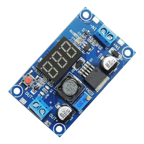 Regulador De Tensão Ajustável Lm2596 Dc-dc Display Step Down