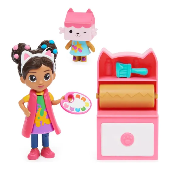 Juego De Casa De Muñecas Gabby Con Figuras Y Accesorios