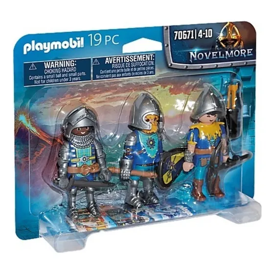 Playmobil Novelmore: Set De 3 Caballeros De Novelm