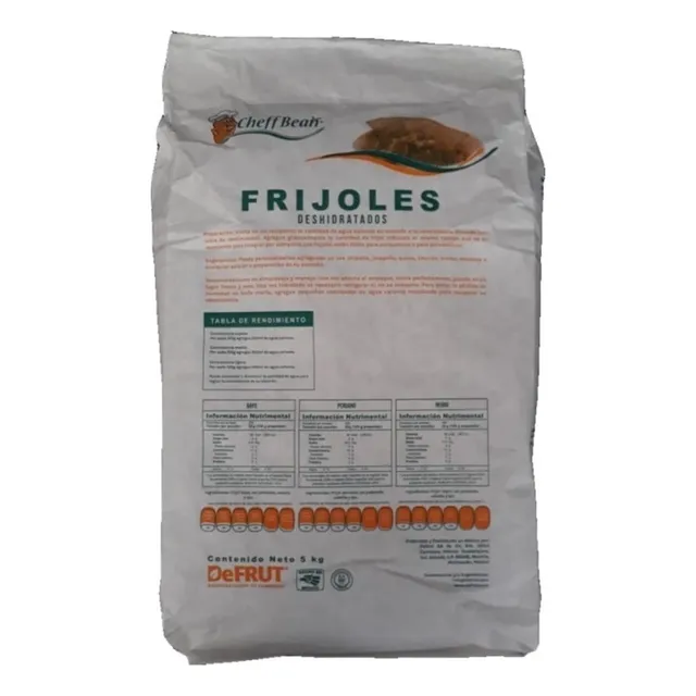 Frijol Bayo Deshidratado 5kg, En Bolsa, Rinde 20kg