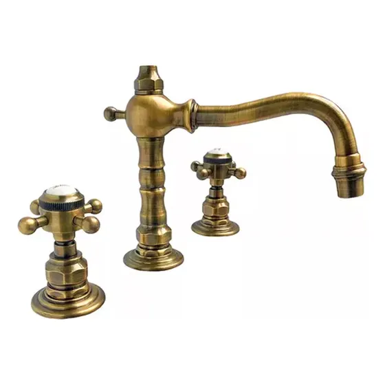 Griferia Lavatorio Baño Robinet Berna Bronce Viejo