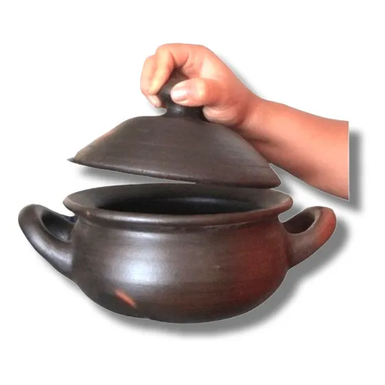 Olla De Greda 2 Litros Cacerola (2 Piezas) 
