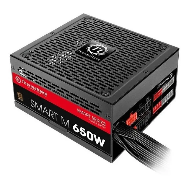 Fuente de alimentación para PC Thermaltake Technology Smart Series SP-650AH3CCB-A 650W black 220V