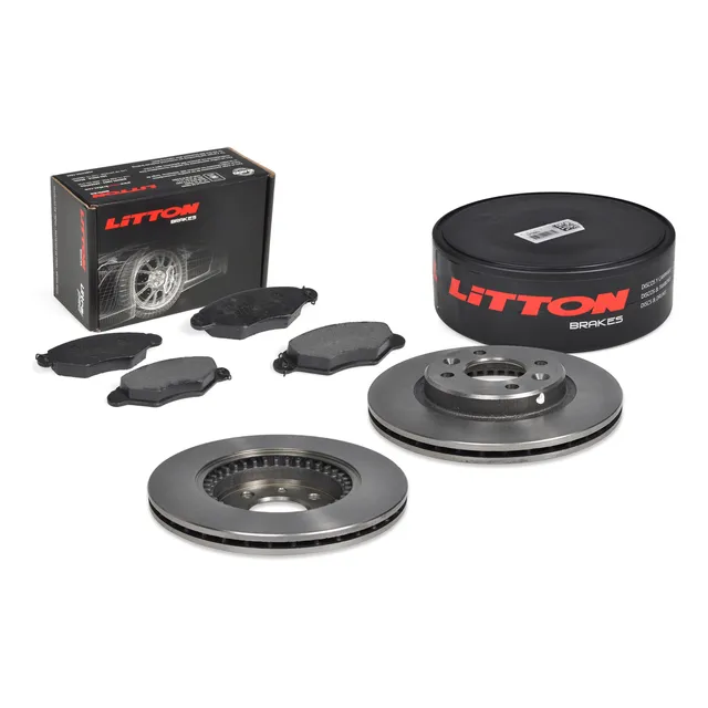 Kit Juego De Discos Y Pastillas Renault Kangoo Hasta 2018