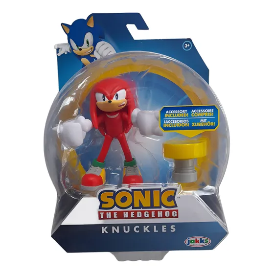 Figura Muñeco Sonic The Hedgehog Knuckles Rojo Nuevo