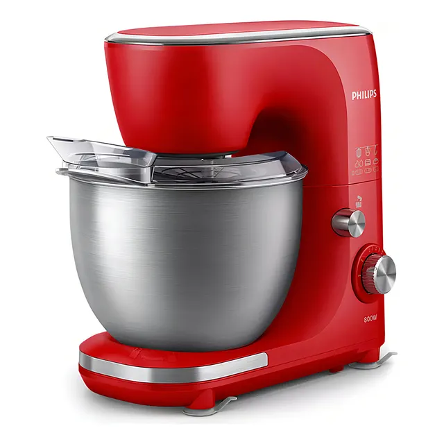 Batidora Planetaria Philips Hr7922/40 800w 4 Accesorios Color Rojo 220V