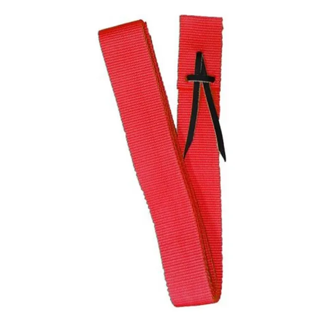 Showman 's Premium Color Rojo Nailon Sillin Cinch Corbata W