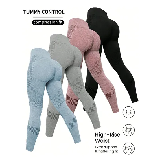 Licra Deportiva Leggins Larga Yoga Dama Levanta Pompi #8937