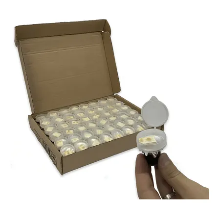 Kit Cálice Santa Ceia Premium Uva Suco Pão Evangélica 48 Un