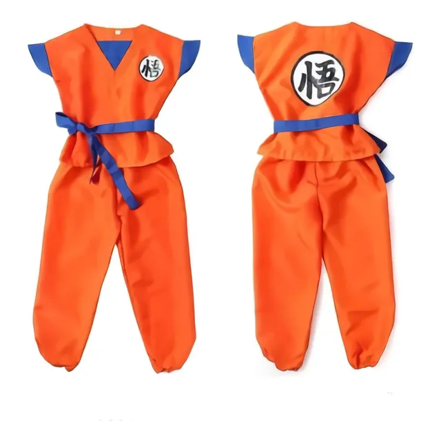 Cosplay Traje De Goku Dragon Ball Z Anime Para Niño