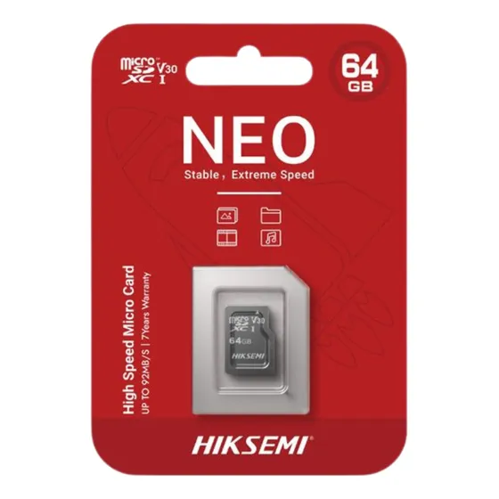 Memoria Microsd Hiksemi Neo Hs-tf-c1 64gb Clase 10