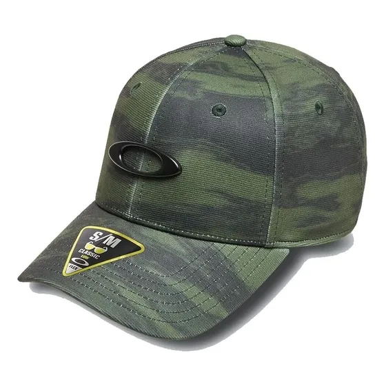 Gorra Oakley Tincan Hombre, Pincel Tiger Camo Verde, Pequeño