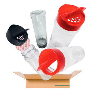 Especiero Frasco Mini Plastico 120 Ml Envase Bote Tapa X 10 Especiero Frasco Mini Plastico 120 Ml Envase Bote Tapa X 10
