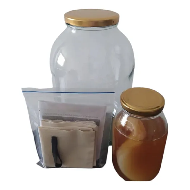 Kombucha Scoby + Té Iniciador