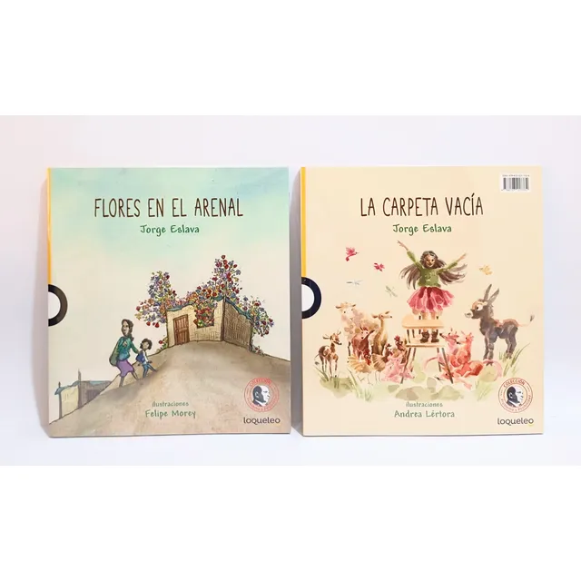 Flores En El Arenal / Carpeta Vacía, De Jorge Eslava. Editorial Santillana Loqueleo, Tapa Blanda En Español