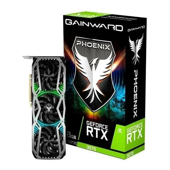 Mercado Livre Placa de vídeo Nvidia Gainward Phoenix GeForce RTX 30 Series RTX 3070 8GB image