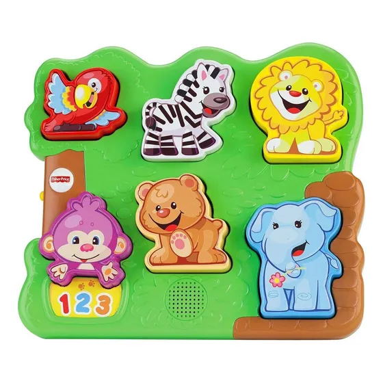 Juego Didactico De Encaje Fisher Price Animales De Granja