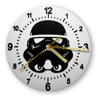Reloj De Pared Star Wars De Stormtrooper - Impresion 3d Reloj De Pared Star Wars De Stormtrooper - Impresion 3d