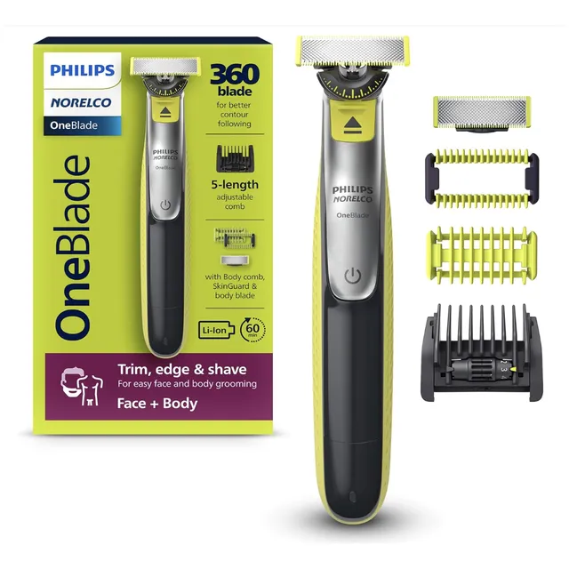 Afeitadora Oneblade Philips Norelco 360 Blade Cara Cuerpo