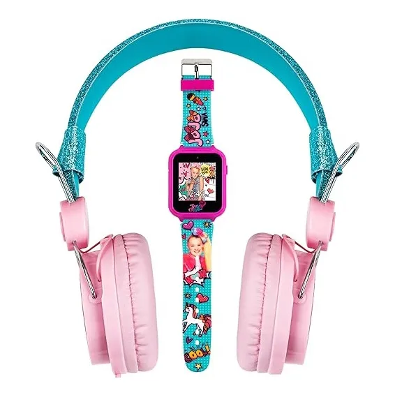Combo Reloj Inteligente Y Audifonos Accutime Jojo Siwa Niñas