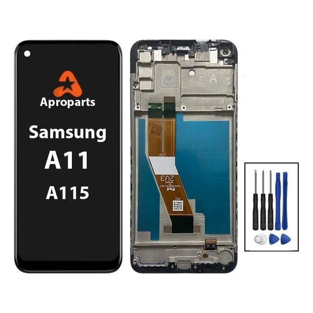 P-m Set Lcd Táctil Para Samsung A11 A115, Pantalla Con Marco
