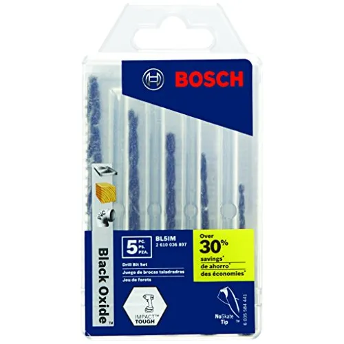 Juego De Brocas De Perforación Bosch Bl5im , 5 Piezas