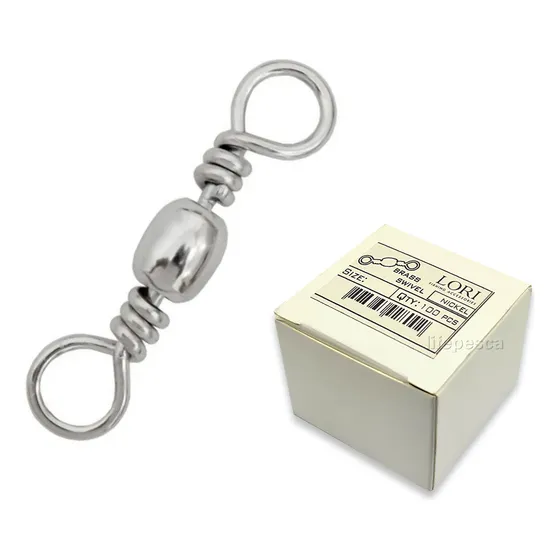 Caixa Com 100 Giradores Nickel Lori Nº 3 (2,5cm)