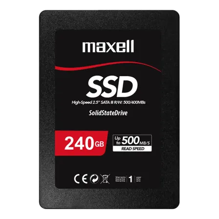 Disco Duro Solido Ssd Maxell Interno 240gb Sata Iii 2.5