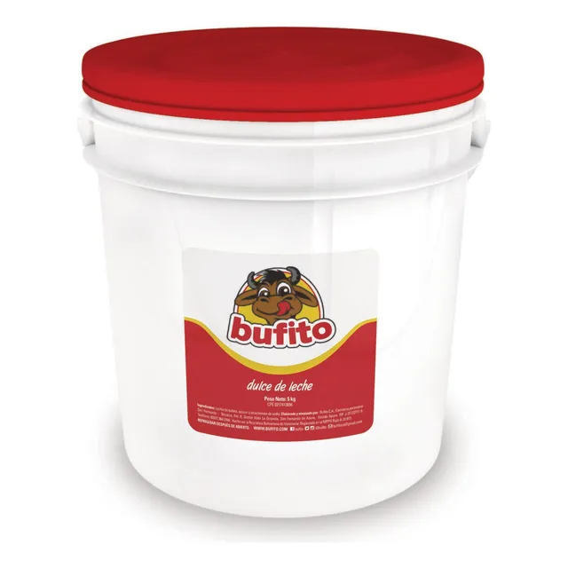 Dulce De Leche Arequipe Bufito Galón 5kg